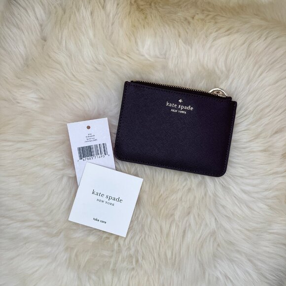 EUC kate spade Card Case with Keychain - Picture 3 of 5